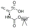 BOC-ALA-OH-13C3 Struktur