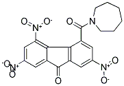 4-(AZEPAN-1-YLCARBONYL)-2,5,7-TRINITRO-9H-FLUOREN-9-ONE Struktur