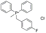 (4-FLUOROBENZYL)(METHYL)DIPHENYLPHOSPHONIUM CHLORIDE Struktur