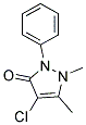 4-CHLORO-2,3-DIMETHYL-1-PHENYL-3-PYRAZOLIN-5-ONE Struktur