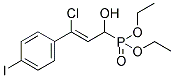 DIETHYL [3-CHLORO-1-HYDROXY-3-(4-IODOPHENYL)ALLYL]PHOSPHONATE Struktur