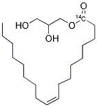 MONO OLEOYL-RAC GLYCEROL, [OLEOYL-1-14C] Struktur