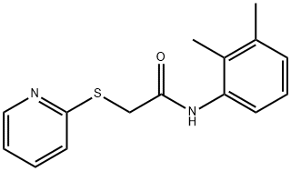 N-(2,3-DIMETHYLPHENYL)-2-(2-PYRIDINYLSULFANYL)ACETAMIDE Struktur