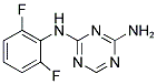 N2-(2,6-DIFLUOROPHENYL)-1,3,5-TRIAZINE-2,4-DIAMINE Struktur