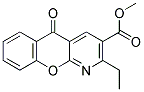 METHYL 2-ETHYL-5-OXO-5H-CHROMENO[2,3-B]PYRIDINE-3-CARBOXYLATE Struktur