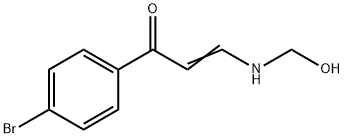 1-(4-BROMOPHENYL)-3-[HYDROXY(METHYL)AMINO]-2-PROPEN-1-ONE Struktur