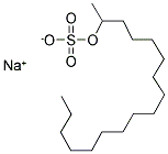 SODIUM SEC-HEPTADECYL SULFATE Struktur