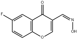 6-FLUORO-4-OXO-4H-CHROMENE-3-CARBALDEHYDE OXIME Struktur