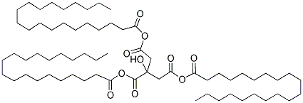 TRI(N-OCTYLDECYL)ACETYL CITRATE Struktur