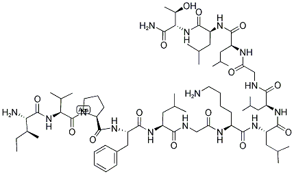 ILE-VAL-PRO-PHE-LEU-GLY-LYS-LEU-LEU-GLY-LEU-LEU-THR-NH2 Struktur
