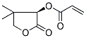 4,4-DIMETHYL-2-OXOTETRAHYDROFURAN-3-YL ACRYLATE Struktur