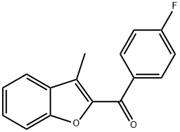 (4-FLUOROPHENYL)(3-METHYL-1-BENZOFURAN-2-YL)METHANONE Struktur