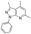 3,4,6-TRIMETHYL-1-PHENYL-1H-PYRAZOLO[3,4-B]PYRIDINE Struktur