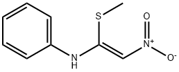 N-[1-(METHYLSULFANYL)-2-NITROVINYL]-N-PHENYLAMINE Struktur