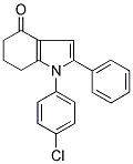 1-(4-CHLOROPHENYL)-2-PHENYL-1,5,6,7-TETRAHYDRO-4H-INDOL-4-ONE Struktur