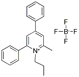 2-METHYL-4,6-DIPHENYL-1-PROPYLPYRIDINIUM TETRAFLUOROBORATE Struktur