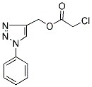 (1-PHENYL-1H-1,2,3-TRIAZOL-4-YL)METHYL 2-CHLOROACETATE Struktur