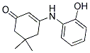 3-((2-HYDROXYPHENYL)AMINO)-5,5-DIMETHYLCYCLOHEX-2-EN-1-ONE Struktur