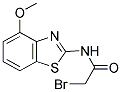 N1-(4-METHOXY-1,3-BENZOTHIAZOL-2-YL)-2-BROMOACETAMIDE Struktur