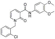 1-(2-CHLOROBENZYL)-N-(3,4-DIMETHOXYPHENYL)-2-OXO-1,2-DIHYDRO-3-PYRIDINECARBOXAMIDE Struktur