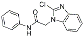 N1-PHENYL-2-(2-CHLORO-1H-BENZO[D]IMIDAZOL-1-YL)ACETAMIDE Struktur