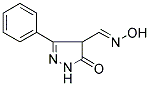 5-OXO-3-PHENYL-4,5-DIHYDRO-1H-PYRAZOLE-4-CARBALDEHYDE OXIME Struktur