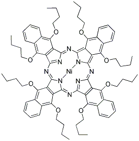 5,9,14,18,23,27,32,36-OCTABUTOXY-2,3-NAPHTHALOCYANINE NICKEL(II) SALT Struktur