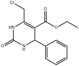 6-CHLOROMETHYL-2-OXO-4-PHENYL-1,2,3,4-TETRAHYDRO-PYRIMIDINE-5-CARBOXYLIC ACID ETHYL ESTER Struktur