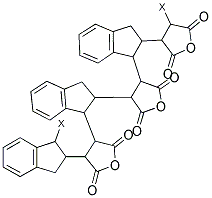 INDENE-MALEIC ANHYDRIDE COPOLYMER Struktur