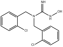 N,N-BIS(2-CHLOROBENZYL)-N''-HYDROXYGUANIDINE Struktur