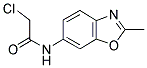 2-CHLORO-N-(2-METHYL-1,3-BENZOXAZOL-6-YL)ACETAMIDE Struktur