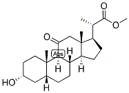 23,24-BISNOR-5-BETA-CHOLANIC ACID-3-ALPHA-OL-11-ONE METHYL ESTER Struktur