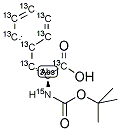 L-PHENYLALANINE-N-T-BOC (U-13C9, 15N) Struktur