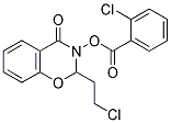 2-(2-CHLOROETHYL)-4-OXO-3,4-DIHYDRO-2H-1,3-BENZOXAZIN-3-YL 2-CHLOROBENZOATE Struktur