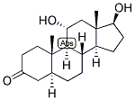 5-ALPHA-ANDROSTAN-11-ALPHA, 17-BETA-DIOL-3-ONE Struktur