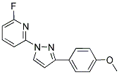 2-FLUORO-6-[3-(4-METHOXYPHENYL)-1H-PYRAZOL-1-YL]PYRIDINE Struktur