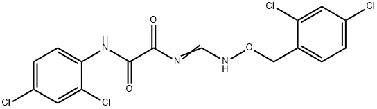 N1-(([(2,4-DICHLOROBENZYL)OXY]IMINO)METHYL)-N2-(2,4-DICHLOROPHENYL)ETHANEDIAMIDE Struktur