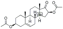 5-ANDROSTEN-3-BETA, 16-BETA-DIOL-17-ONE DIACETATE Struktur