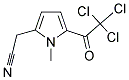 2-[1-METHYL-5-(2,2,2-TRICHLOROACETYL)-1H-PYRROL-2-YL]ACETONITRILE Struktur