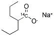 VALPROIC ACID SODIUM SALT, [CARBOXYL-14C] Struktur