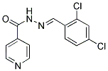 N'-(2,4-DICHLOROBENZYLIDENE)ISONICOTINOHYDRAZIDE Struktur