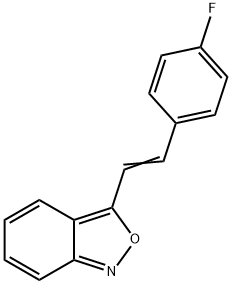 3-(4-FLUOROSTYRYL)-2,1-BENZISOXAZOLE Struktur