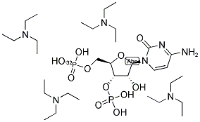 CYTIDINE 3',5'-BIS(PHOSPHATE), [5'-32P]- Struktur