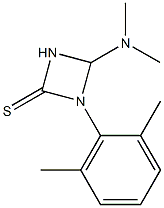 N-[(DIMETHYLAMINO)METHYLENE]-N'-(2,6-DIMETHYLPHENYL)THIOUREA Struktur