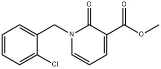 METHYL 1-(2-CHLOROBENZYL)-2-OXO-1,2-DIHYDRO-3-PYRIDINECARBOXYLATE Struktur