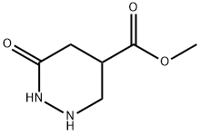 6-OXO-HEXAHYDRO-PYRIDAZINE-4-CARBOXYLIC ACID METHYL ESTER Struktur