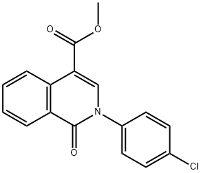 METHYL 2-(4-CHLOROPHENYL)-1-OXO-1,2-DIHYDRO-4-ISOQUINOLINECARBOXYLATE price.