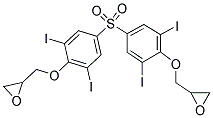 BIS[3,5-DIIODO-4-(OXIRAN-2-YLMETHOXY)PHENYL] SULFONE Struktur