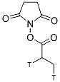 N-SUCCINIMIDYL PROPIONATE, [PROPIONATE-2,3-3H]- Struktur