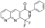 N-PHENYL-2-(TRIFLUOROMETHYL)-1,8-NAPHTHYRIDINE-3-CARBOXAMIDE Struktur